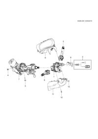 52087550-Sw assy, w/shld wiper and w/shld washer