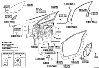670010A070-PANEL SUB-ASSY, FRONT DOOR, RH