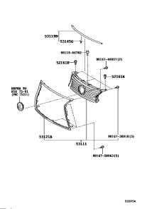 5310050500-GRILLE, RADIATOR