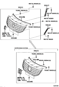 531000N060-GRILLE RADIATOR