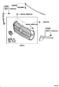 5310160D30-GRILLE SUB-ASSY