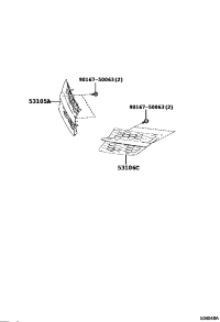 531050R020-GARNISH SUB-ASSY