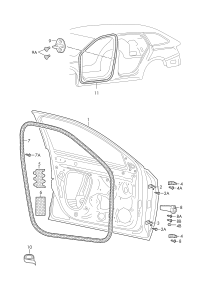 5E3837249-LINK-CHECK,REAR DOOR