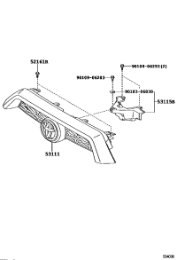 5310135080C1-GRILLE, RADIATOR