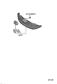 5310133090-GRILLE SUB-ASSY, RADIATOR