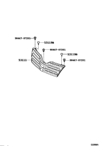 531010T010-GRILLE RADIATOR