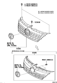 5310106450-GRILLE SUB-ASSY, RADIATOR