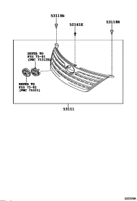 5310106160-GRILLE RADIATOR