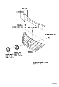 5310050900-GRILLE, RADIATOR