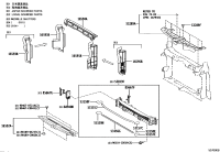 16595F3070-GUIDE, RADIATOR AIR