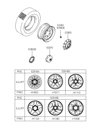 52900H1200-WHEEL ASSY-ALUMINIUM