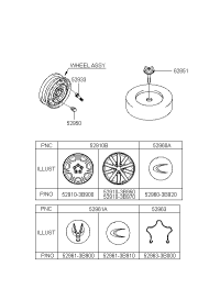 529103B950-WHEEL ASSY-ALUMINIUM