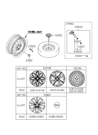 52910H2100-WHEEL ASSY-ALUMINIUM