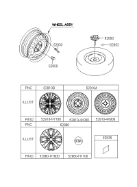 52910H7100-WHEEL ASSY-ALUMINIUM