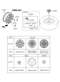 529603N600-CAP ASSY-WHEEL HUB