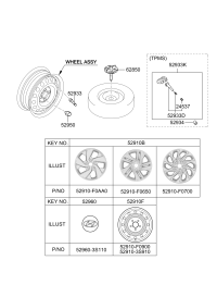 52910F0700-WHEEL ASSY-ALUMINIUM