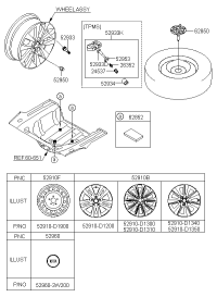52910D1200-WHEEL ASSY-ALUMINIUM