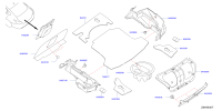 849793TS0A-SPACER-TRUNK FLOOR,LH