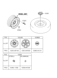 529100R250-WHEEL ASSY-ALUMINIUM