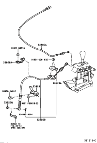 3382033250-CABLE ASSY, TRANSMISSION CONTROL