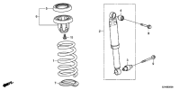 52720SZNA00-Stopper assy-strut rr