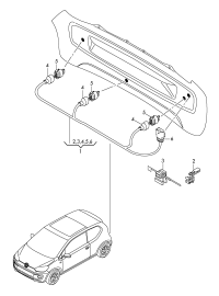 3D0971838L-Band & holder assy-cable