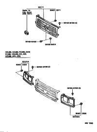 5310160140-GRILLE RADIATOR