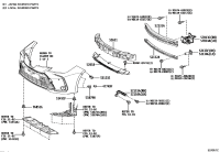 5213302180-SUPPORT, FRONT BUMPER SIDE, RH