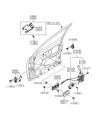826651E000-BASE ASSY-FR DR O/S HANDLE RH