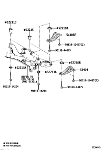 5140358020-BRACKET SUB-ASSY FR