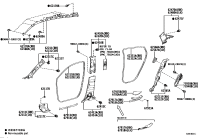 62220F4060C0-GARNISH, FRONT PILLAR, LH