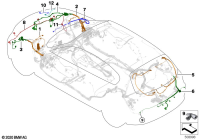 61129832886-Repair wire set frt lh