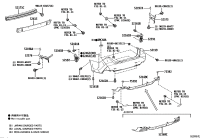 5219707010-BRACKET, REAR BUMPER SEAL, RH/LH