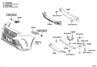 520210E140-REINFORCEMENT SUB-ASSY, FRONT BUMPER
