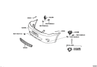 52119YK900-COVER, FRONT BUMPER