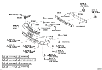 5211647010-SUPPORT, FRONT BUMPER SIDE, LH