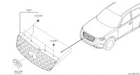 62310CL70A-GRILLE RADIATOR