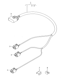 3BD971073F-Harness frt frame