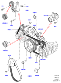 LR024791-TENSIONER PULLEY-SPORT/DISCOVE