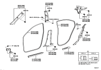 625510D350A0-GARNISH, REAR SEAT SIDE, RH