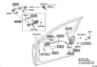 6921106150E1-HANDLE ASSY, FR