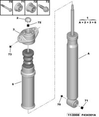 5206PS-SHOCK ABS COMPL RSL