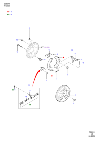 UC2R26610-Cylinder assy-wheel