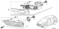 33901SAA003-UNIT FOG LAMP,R