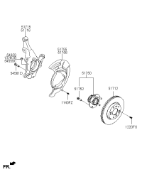 51715F0000-KNUCKLE-FRONT AXLE,LH
