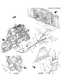 15779543-Pipe, transmission oil assist cooler inlet (incl 2,5-7) (AC-DELCO #15779543)