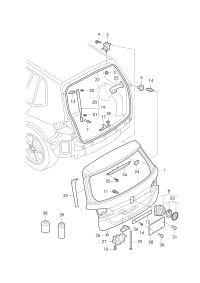 L51G827550-GAS SPRING VW TIGUAN