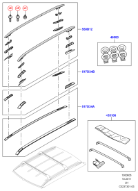 VUB503160-KIT FIXING PARTS TRANSMISSION BRAKE