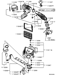 MR571471-ELEMENT, AIR CLEANER ATK412
