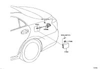 7703030180-LOCK ASSY, FUEL LID W/MOTOR